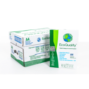 Papel Sulfite A4 EcoQuality Zero árvores 75g 210x297mm 100% de Bagaço de Cana de Açúcar – Caixa com 10 Resmas – 5000 Folhas