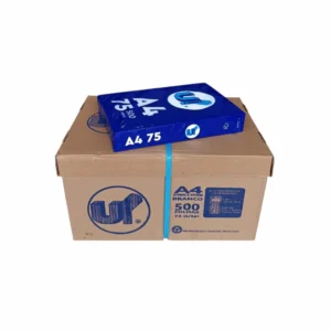 Papel Sulfite A4 UP 75g 210 x 297mm – Caixa com 10 Resmas – 5000 Folhas